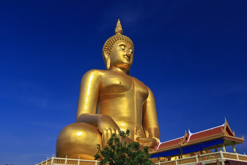 Big buddha statue at Wat muang, Thailand