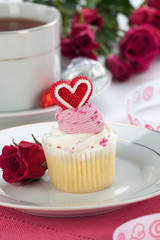 Heart Cupcake for Valentine Day