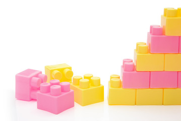 Naklejka premium toy bricks bulit up