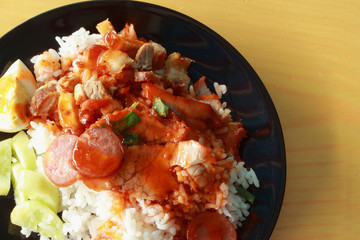 Red sauce pork rice