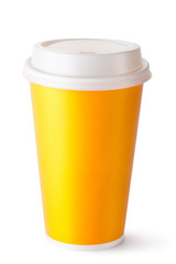 Take-out cup for hot drinks
