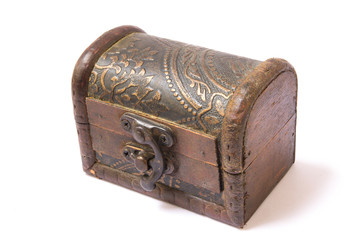 vintage wooden chest