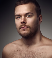 Obraz premium not the shaven man