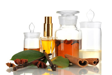 Create perfume isolated on white