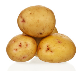 Yellow potatoes