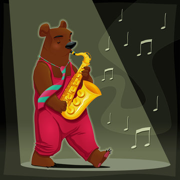 Musician Bear.