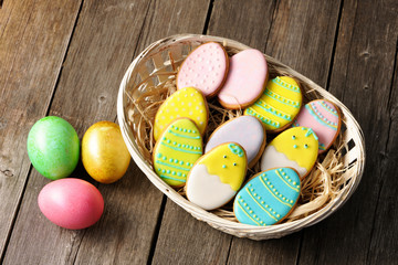 Easter homemade gingerbread cookie