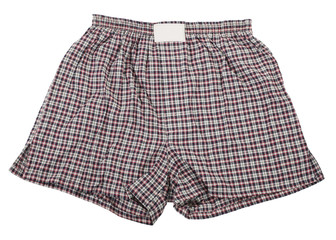 Plaid boxer shorts underwear