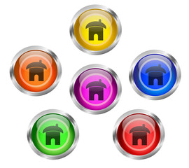 Shiny Home Icon Buttons