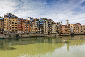 Fototapeta na wymiar Sprawa Ponte Vecchio Florencja