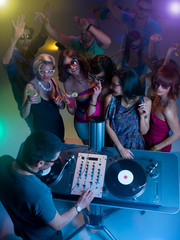young people having fun at party