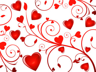 abstract heart background