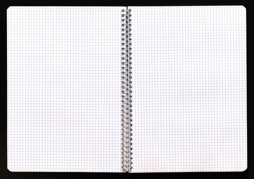 Double page, feuilles &agrave; carreaux