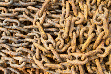 Chain for mooring