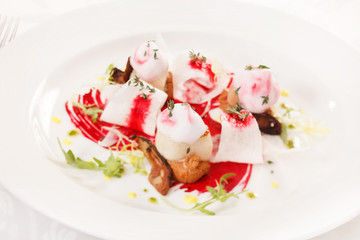 Scallop seafood appetizer