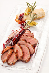 Roasted duck