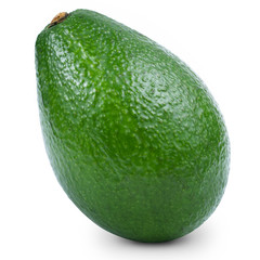 Avocado isolated on white