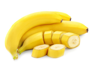 bananas isolated on white background