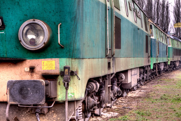 old green train