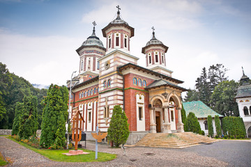 The Sinaia Monastery in Sinaia. Transylvania. Romania.