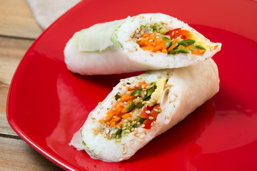 fresh sushi japanese food