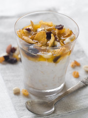 Yogurt with muesli