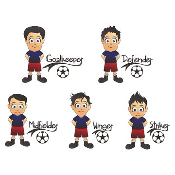 soccer formation cartoon