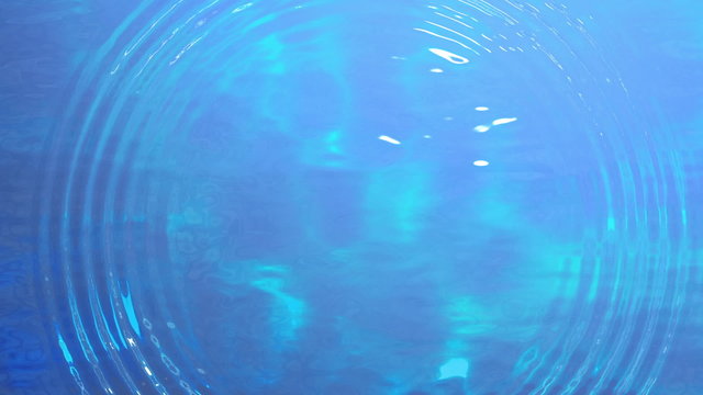 Water Surface with caustics and ripples.