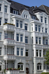 Obraz premium Jugendstilfassade in Kiel, Deutschland