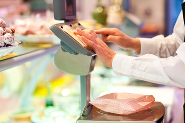 At the grocery store