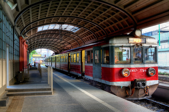 red train