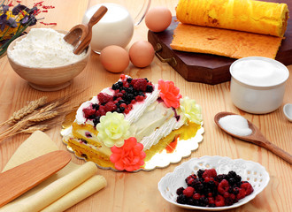 Rollino ai frutti di bosco - Roll with berries