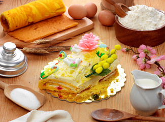 Tronchetto pasquale - Easter cake
