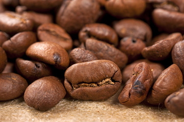 Raw coffee