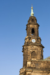 Fototapeta na wymiar Dresden Kreuzkirche
