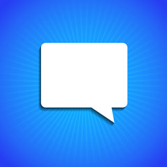 Vector icon on blue background. Eps10