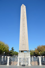 Стамбул, площадь Ахмедие, египетский обелиск фараона Тутмоса III