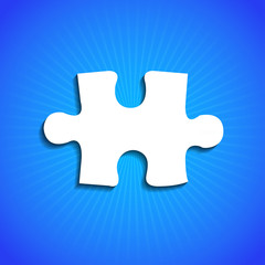 Vector icon on blue background. Eps10