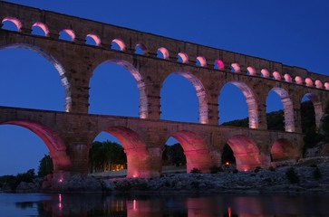 Pont du Gard Nacht - Pont du Gard night 02