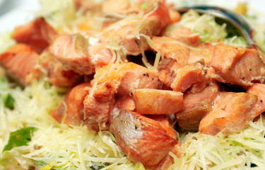 Salad with Salmon