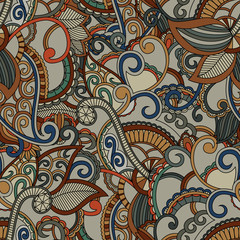 Seamless pattern background. Paisley design
