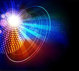 vector abstract background with ball