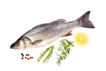 Fresh sea bass