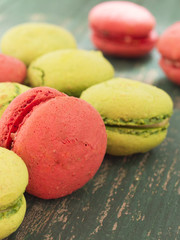 colorful and tasteful macaroons