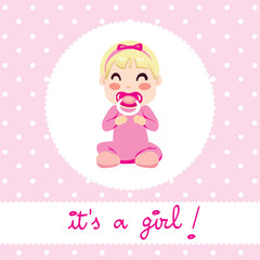 It's a girl baby design