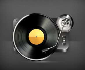 Phonograph turntable