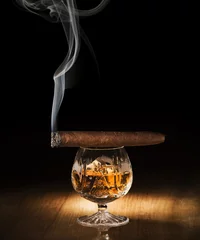 Fototapeten Cognac and cigar © Dušan Zidar
