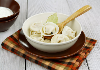 Russian pelmeni