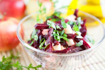 salad with beets and apples