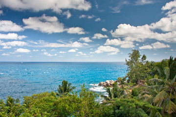 Fototapeta na wymiar Seychelles Coast
